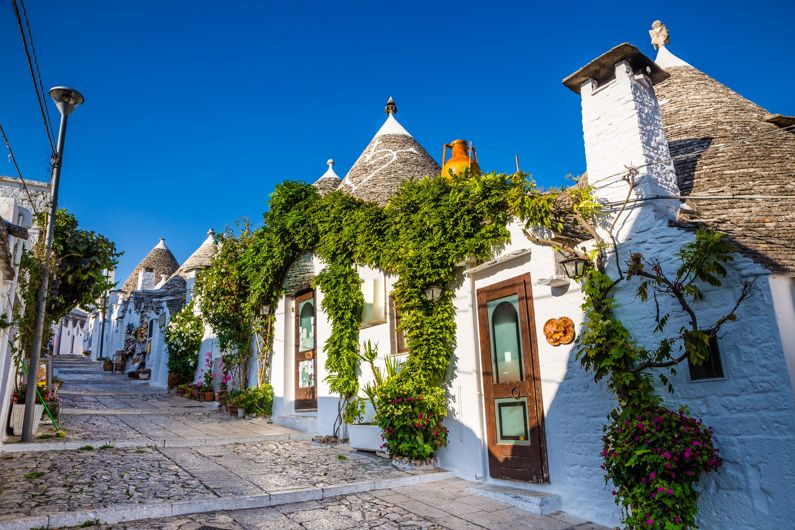 Beautiful Town Of Alberobello With Trulli Houses - Apulia Region, Italy, Europe